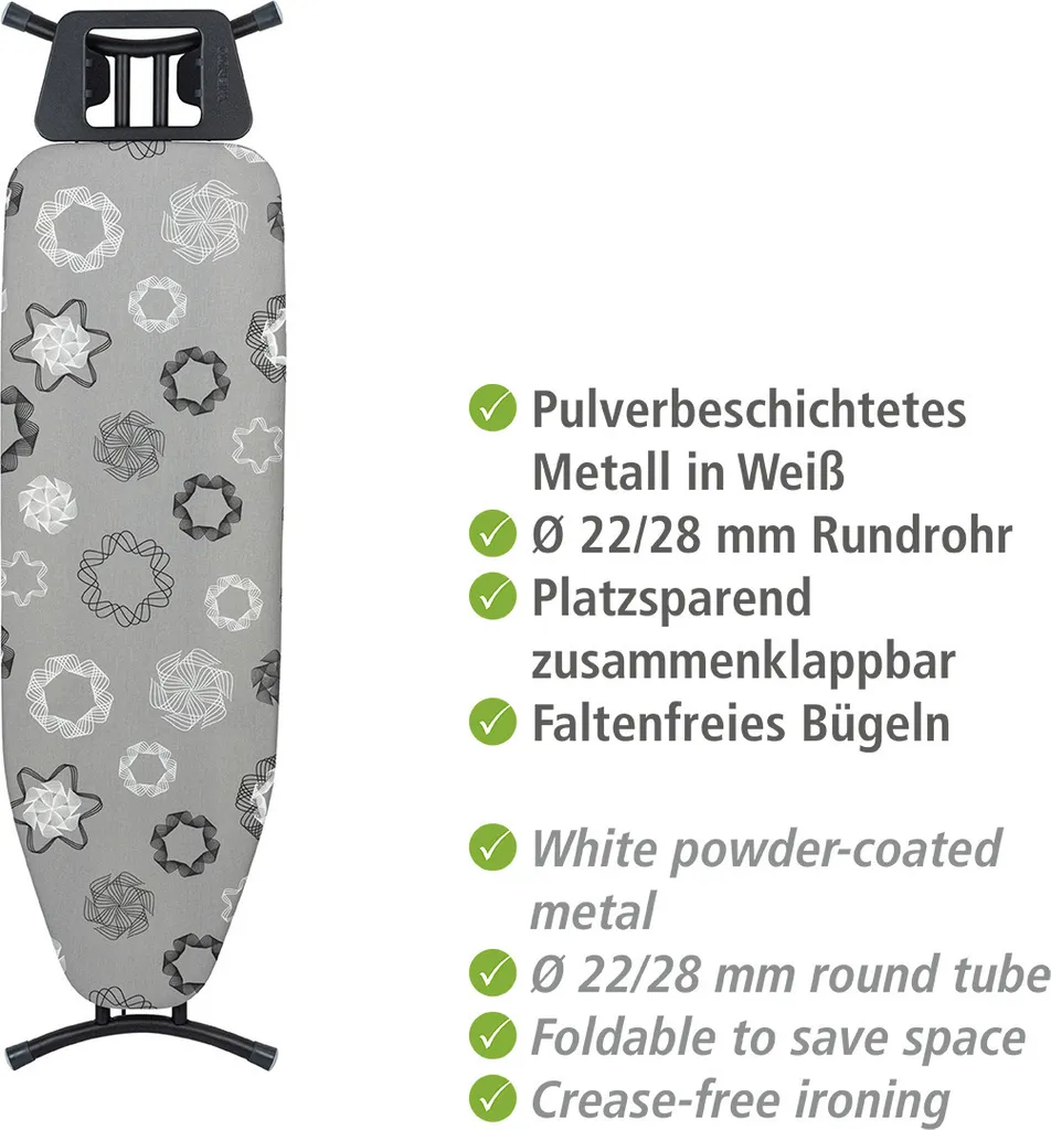 WENKO Bügeltisch Classic Black 120 X 38 Cm 7 WENKO Bügeltisch Classic Black 120 X 38 Cm – Bild 7