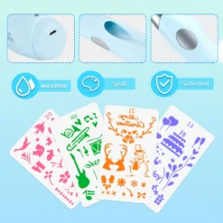 Speed Spray Kunst Elektrische Airbrush Für Kinder Mit 12 Filzstiften & 4 Schablonen,Wasserstifte Waschbar Ungiftig, Airbrush Fun Farben Sprühen Für Kinder (Blau) -Leifheit || Vileda || Wenko Verkaufsgeschäft 49dffb61a2d542287aa2cf44fe1ad9ce