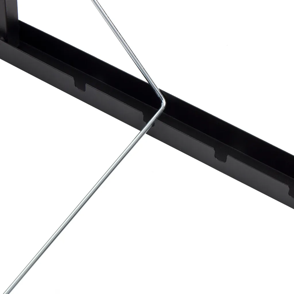 Zusammenklappbarer Wandwäschetrockner Neigbar Mit 6 Trockenstäben - Schwarz - Trockenlänge 3,60 Cm 5 Zusammenklappbarer Wandwäschetrockner Neigbar Mit 6 Trockenstäben - Schwarz - Trockenlänge 3,60 Cm – Bild 5