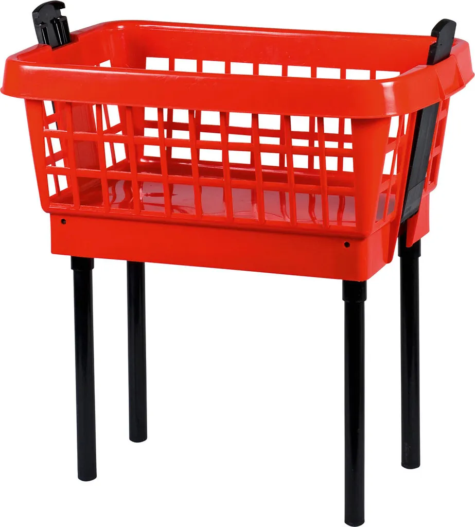 Lockweiler 502- Wäschekorb Mit Füßen, 65 Cm, Rot 2 Lockweiler 502- Wäschekorb Mit Füßen, 65 Cm, Rot – Bild 2