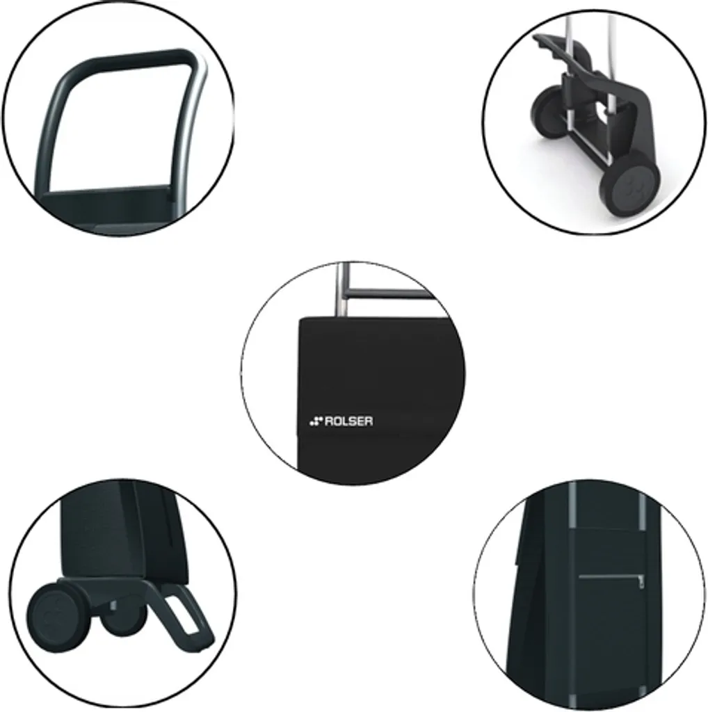 Einkaufsroller JOY Tasche JET / LN (schwarz) 3 Einkaufsroller JOY Tasche JET / LN (schwarz) – Bild 3