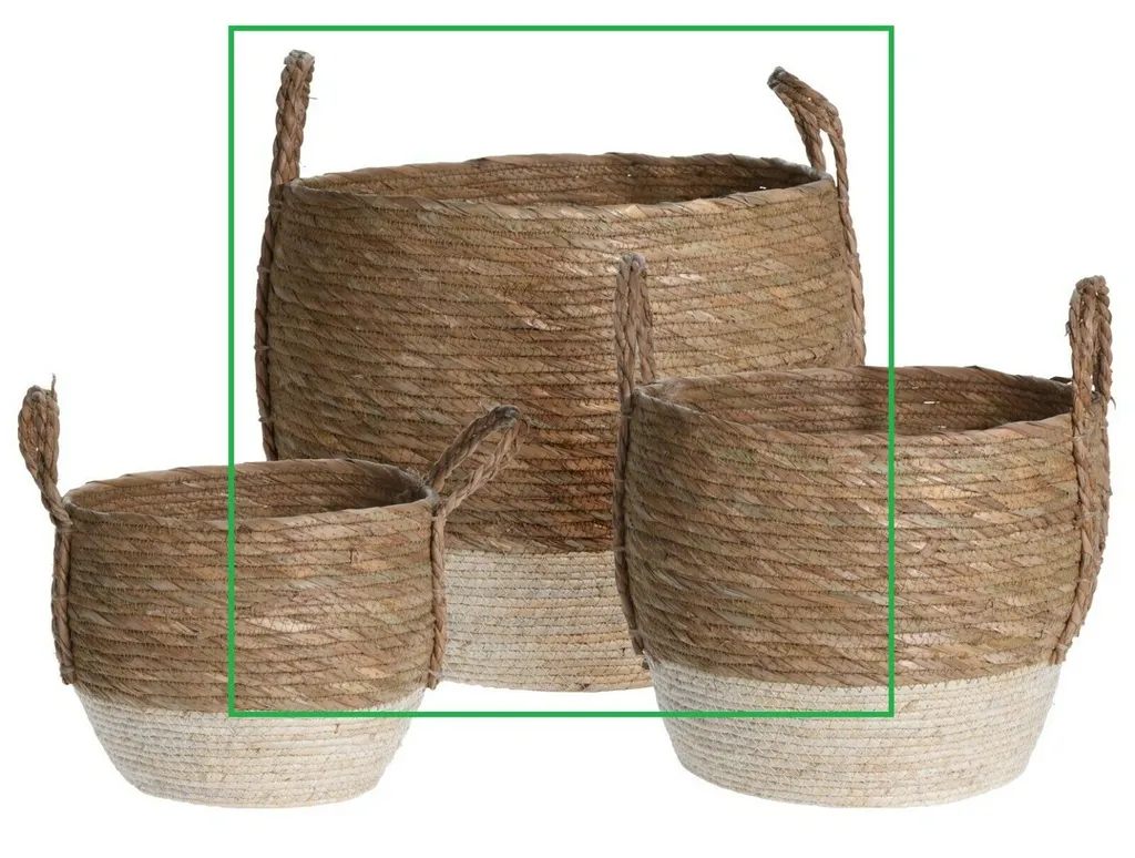 Korb Rund Aufbewahrungskorb Mit Griffen Wäschekorb Natur CREME, Großer Korb, Ø 37 X Höhe 43 Cm 1 Korb Rund Aufbewahrungskorb Mit Griffen Wäschekorb Natur CREME, Großer Korb, Ø 37 X Höhe 43 Cm