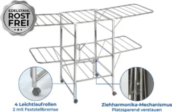 Wenko Wäschetrockner Edelstahl Mobil -Leifheit || Vileda || Wenko Verkaufsgeschäft 4d92ffd354a15dc10128f0283b1aa10d