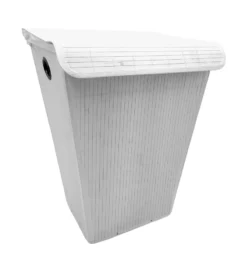 Wenko Wäschetruhe Bamboo Weiß, Konisch -Leifheit || Vileda || Wenko Verkaufsgeschäft 4e6be4a0b5f7ed69e0a0e6a697f268b6