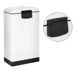 SONGMICS Mülleimer 30L Treteimer Weiß Edelstahl Für Küche Inneneimer Abfallbehälter Müllbehälter LTB01W -Leifheit || Vileda || Wenko Verkaufsgeschäft 4ee5fe608f566448a741a4dd2ab3285d