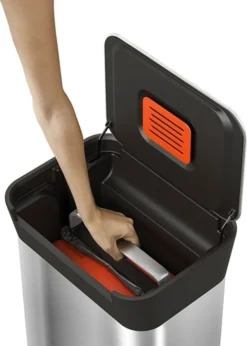 Joseph Joseph Abfalleimer Titanmit Pressfunktion 90 Liter -Leifheit || Vileda || Wenko Verkaufsgeschäft 5479ab04289447ae51bfeb5838596887