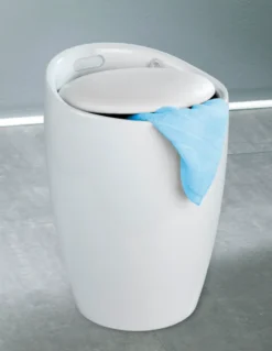 Wenko Hocker Candy White, Mit Wäschesack -Leifheit || Vileda || Wenko Verkaufsgeschäft 547a4ea3246a77b4ae0d1d94f9efef5b