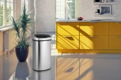 Mascot UMUZI CLEANING 38L Mülleimer Mit Automatischem Sensor, Silberner Mülleimer Für Küchenabfälle, Abfalleimer Mit Hand Bewegungssensor Aus Metall & Edelstahl -Leifheit || Vileda || Wenko Verkaufsgeschäft 54e0c4f59443aeb84b189252b15d5a83