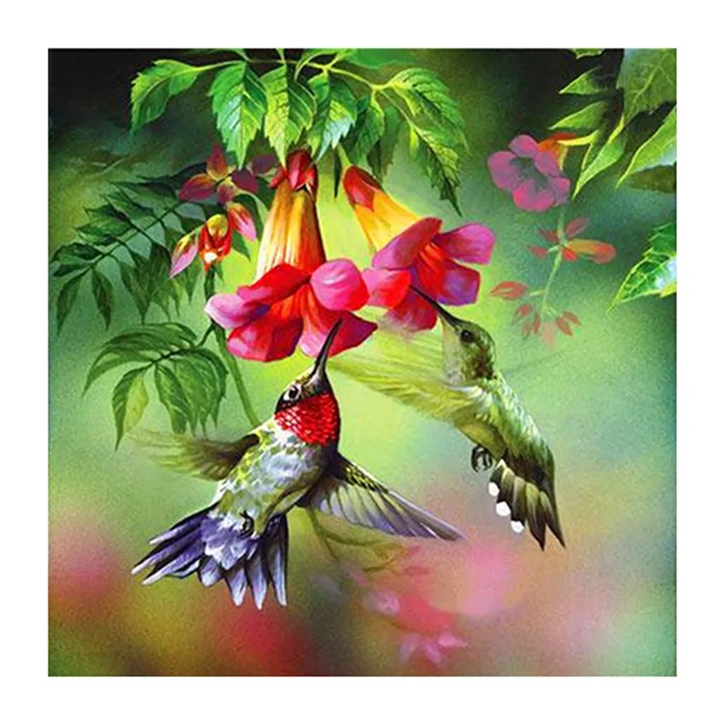 5D DIY Diamond Painting Full Diamant Kreuzstich Stickerei Malerei Vogel & Blume Bilder Deko 30*30cm 1 5D DIY Diamond Painting Full Diamant Kreuzstich Stickerei Malerei Vogel & Blume Bilder Deko 30*30cm