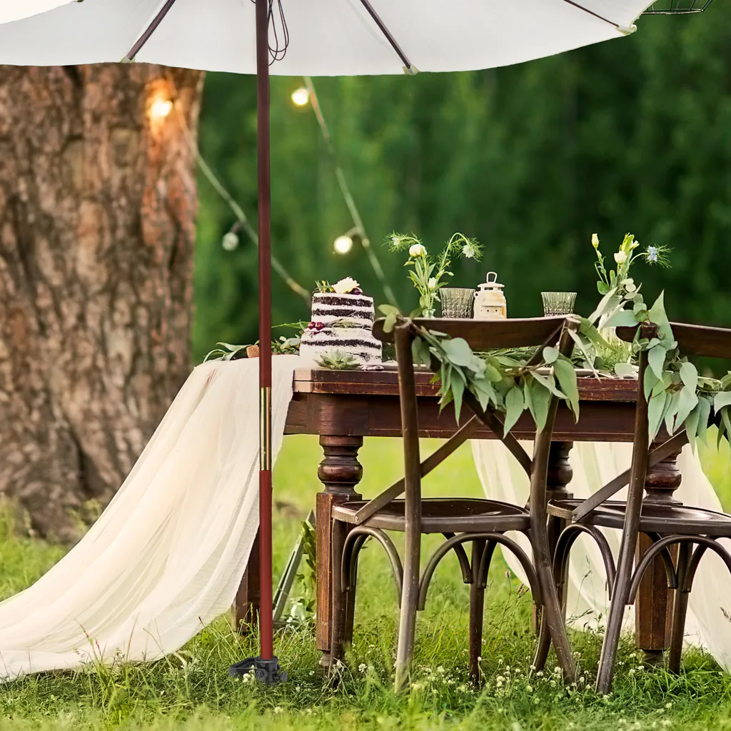 Relaxdays Graue Bodenhülse Für Sonnenschirm 5 Relaxdays Graue Bodenhülse Für Sonnenschirm – Bild 5