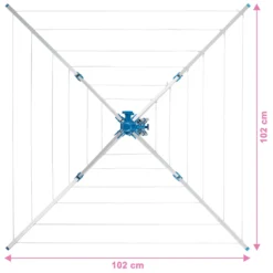 Tectake Mobile Wäschespinne - Grau -Leifheit || Vileda || Wenko Verkaufsgeschäft 573a3debf821ae9362d34af3dd257547