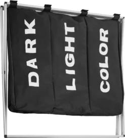 Tectake Wäschesammler Klappbar Mit 3 Fächern - Schwarz 13 Tectake Wäschesammler Klappbar Mit 3 Fächern - Schwarz -Leifheit || Vileda || Wenko Verkaufsgeschäft 577b3277e53da751c42b163be035616f