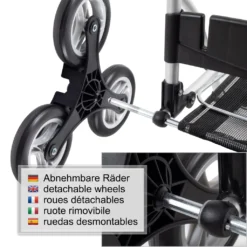 Andersen Shopper Royal Treppensteiger Alu Klappbar Mit Rad Ø 3 X 13cm Und 62 Liter Tasche Hydro 2.0 Schwarz Mit Kühlfach -Leifheit || Vileda || Wenko Verkaufsgeschäft 57a73e3c026e75a86360781f9d484b60