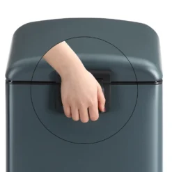 SONGMICS Mülleimer, 30 Liter Abfalleimer, Treteimer Aus Stahl, Mit Inneneimer Und Deckel, Softclose, Luftdicht Rauchgrau LTB01GS -Leifheit || Vileda || Wenko Verkaufsgeschäft 5806db1b89e54ffc36428d6079fe2375