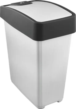 Keeeper Abfalleimer "magne" 25 Liter Silber / Grau -Leifheit || Vileda || Wenko Verkaufsgeschäft 5918d186701e59f8d7df3f0fe5c6ddef