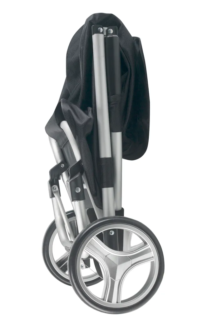 Einkaufstrolley "Shop Cruiser" In Schwarz, Faltbar, Mit 40l Volumen - Belastbar Bis 30kg 3 Einkaufstrolley "Shop Cruiser" In Schwarz, Faltbar, Mit 40l Volumen - Belastbar Bis 30kg – Bild 3