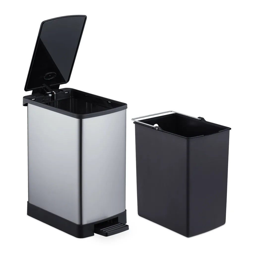 Relaxdays Kosmetikeimer Edelstahl 6 Relaxdays Kosmetikeimer Edelstahl – Bild 6