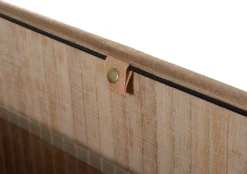 HOMCOM Wäschekorb Wäschebox Wäschesammler Mit Deckel Segeltuchsack Segeltuch + Bambus Natur 100L 52 X 32 X 63 Cm -Leifheit || Vileda || Wenko Verkaufsgeschäft 5d91f8faf97fbcdb2b17e657cdd6287d