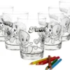 6x Tweety Glas Zum Anmalen Für Kinder Selber Bemalen Geburtstag Geschenk