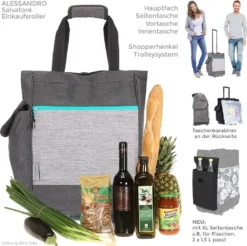 Trolley Einkaufstrolley Einkaufsroller Alessandro Pro Shopper Mit Stabilem Stand Einkaufstrolly Einkaufstasche Saunatrolley Trolly 38L 12894 Two Tone Grey Grau 19 Trolley Einkaufstrolley Einkaufsroller Alessandro Pro Shopper Mit Stabilem Stand Einkaufstrolly Einkaufstasche Saunatrolley Trolly 38L 12894 Two Tone Grey Grau -Leifheit || Vileda || Wenko Verkaufsgeschäft 5e9a80ca261e01f361e14c3245d8365b