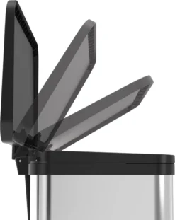 Tret-Abfalltrenner, Hailo Öko Duo Plus L, 17+9 Liter, Schwarz -Leifheit || Vileda || Wenko Verkaufsgeschäft 5ec7dedbf2b98af173c25584d5e614a5