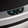 Mascot UMUZI CLEANING 38L Mülleimer Mit Automatischem Sensor, Silberner Mülleimer Für Küchenabfälle, Abfalleimer Mit Hand Bewegungssensor Aus Metall & Edelstahl
