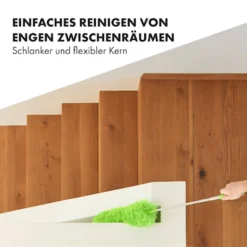 GÜTEWERK Teleskop Staubwedel Waschbar - 252 Cm Lang - Ausziehbar Staubwischer Teleskopstiel Mikrofaser Staub Dust Wischer Extendable Feather Duster Teleskopgriff Staubbürste Teleskopstange Wischer -Leifheit || Vileda || Wenko Verkaufsgeschäft 630f7ec1b01bbbdc5bcbeca4fa88f5c1