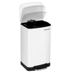 SONGMICS Mülleimer 30L Treteimer Weiß Edelstahl Für Küche Inneneimer Abfallbehälter Müllbehälter LTB01W -Leifheit || Vileda || Wenko Verkaufsgeschäft 631d0f1e6e0f99c4706149c5c02a54c8