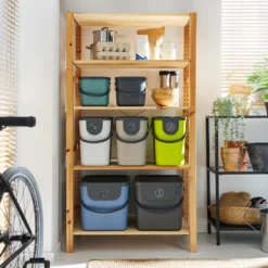 ROTHO Recycling Müllsystem 25 L ALBULA, Farbe:Anthrazit -Leifheit || Vileda || Wenko Verkaufsgeschäft 63200c2b4a2cccd76f53552ae875ac23