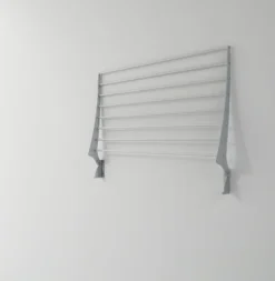 2x Wand Wäscheständer, Wäscheständer Für Wände, Verschließbar Wäscheleine Für Drinnen Und Draußen In Aluminium Und Stahl, Foxydry Fold 120 Cm -Leifheit || Vileda || Wenko Verkaufsgeschäft 639d9852df035a2aca03b5ad9e6fe0fa