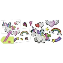 Diamond Painting Sticker "Unicorn" -Leifheit || Vileda || Wenko Verkaufsgeschäft 63f00b2da30aedf87b756596b0579f73