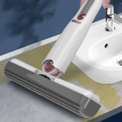 29.5CM Wasser Wischer Reinigung Mop Tragbarer Squeeze Mop Teleskopischer Mini-Wischmopp, Multifunktionaler Reinigungsmopp Badezimmer/Schreibtisch/Glasreinigung Wischmops -Leifheit || Vileda || Wenko Verkaufsgeschäft 64a5bab79f0bd82e5e46f4c5816d54fa