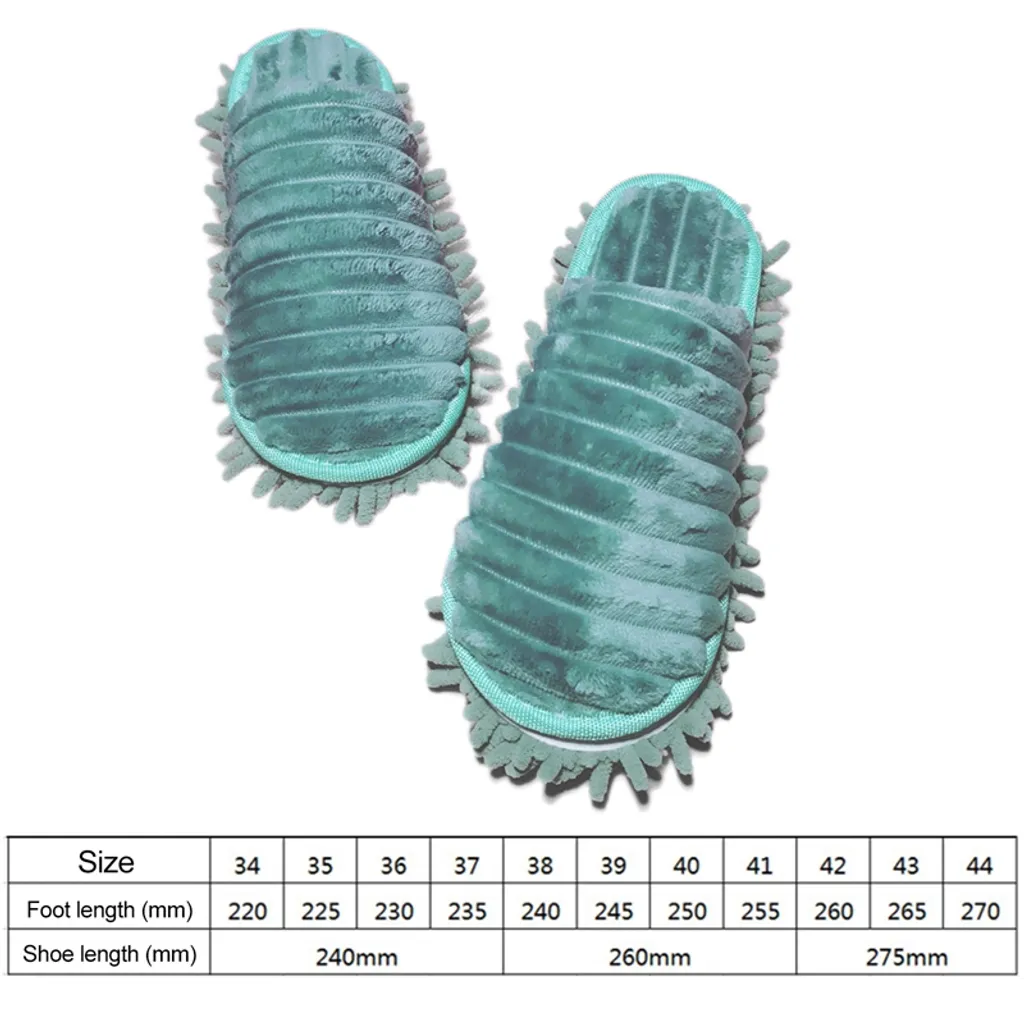 1 Paar Winter Mop Hausschuhe Waschbare Mikrofaser-Reinigungs-Bodenstaub Hausschuhe Abnehmbare Wischschuhe,Hausschuhe L Dunkelgrau 6 1 Paar Winter Mop Hausschuhe Waschbare Mikrofaser-Reinigungs-Bodenstaub Hausschuhe Abnehmbare Wischschuhe,Hausschuhe L Dunkelgrau – Bild 6