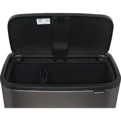 Brabantia Mülleimer Bo Touch Bin Platinum, 11 + 23 L -Leifheit || Vileda || Wenko Verkaufsgeschäft 65384d1c5552e8563423d84433a7155a