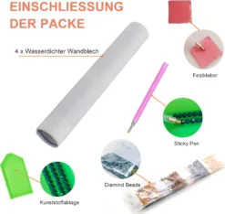 4 Stück 5D Diamant Painting Bilder Mit Diamond Painting Zubehör DIY Malen Nach Zahlen Erwachsene Kinder -Leifheit || Vileda || Wenko Verkaufsgeschäft 686188768b03e35f835035dfbae2e870