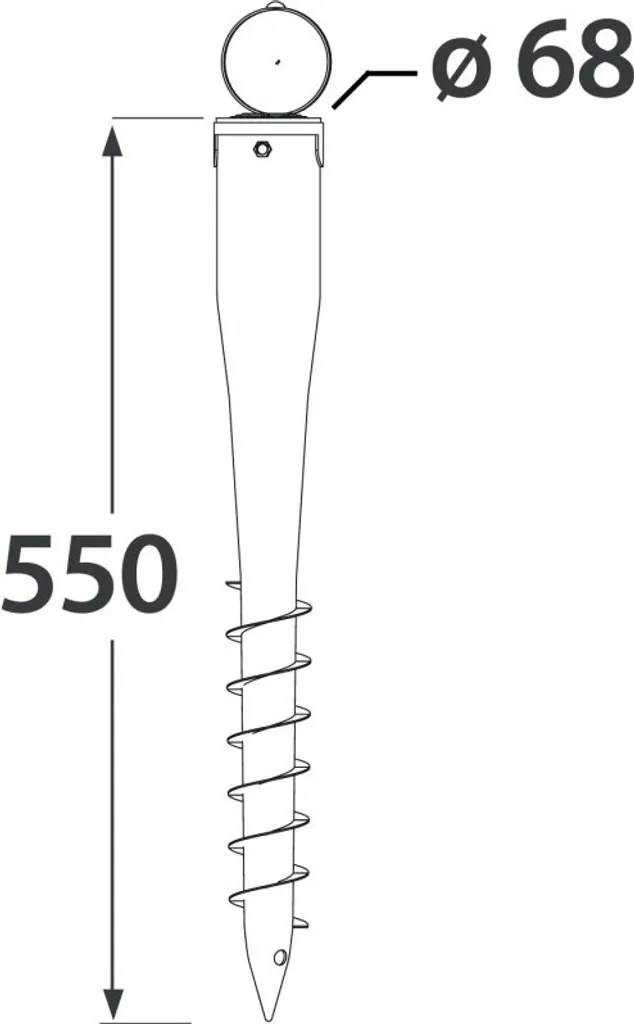 Bodenhülse Eindrehhülse Pfostenträger Schirmständer Rund 26 - 68 Mm 7 Bodenhülse Eindrehhülse Pfostenträger Schirmständer Rund 26 - 68 Mm – Bild 7