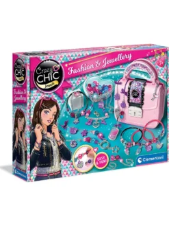 Clementoni Spielwaren Crazy Chic - Schmuck-Bastelset In Herz-Handtasche Schmuck-Bastelsets Basteln & Kreativitätsspielzeug
