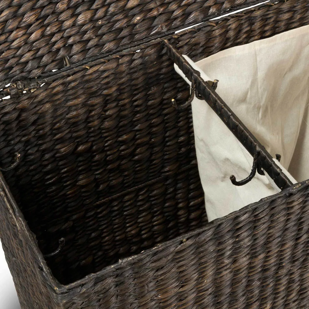 Wäschetruhe ERLA Aus Wasserhyazinthe, 61x33x61 Cm (L/B/H) 8 Wäschetruhe ERLA Aus Wasserhyazinthe, 61x33x61 Cm (L/B/H) – Bild 8