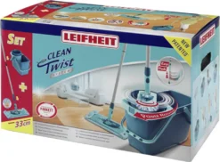 LEIFHEIT Bodenwischerset Clean Twist System Evo -Leifheit || Vileda || Wenko Verkaufsgeschäft 69f8174dce383c6f126041ead5e98f15