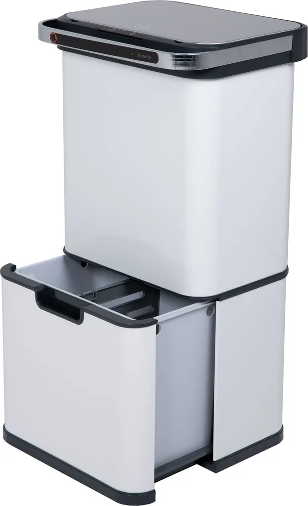 SVITA Sensor-Mülleimer 60L Aktivkohle- Und Selbstreinigungs-Funktion Weiß 3 SVITA Sensor-Mülleimer 60L Aktivkohle- Und Selbstreinigungs-Funktion Weiß – Bild 3