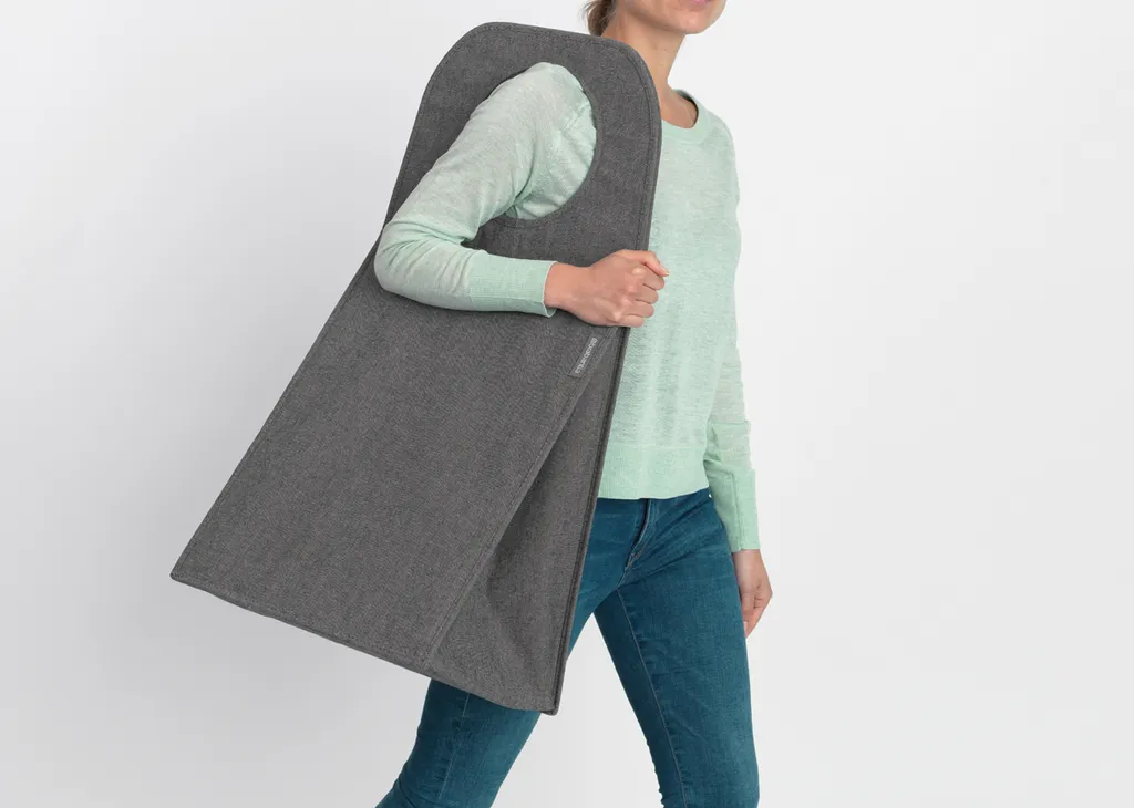 Brabantia Wäschekorbtasche 55 L Faltbar Schwarz 12 Brabantia Wäschekorbtasche 55 L Faltbar Schwarz – Bild 12