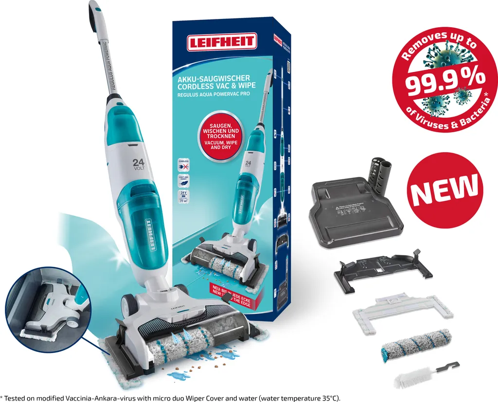Leifheit Akku-Saugwischer RegulusAquaPowerVacPro 2 Leifheit Akku-Saugwischer RegulusAquaPowerVacPro – Bild 2