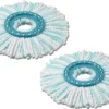 Leifheit 2er Set Ersatzkopf CLEAN TWIST Disc Mop Micro Duo
