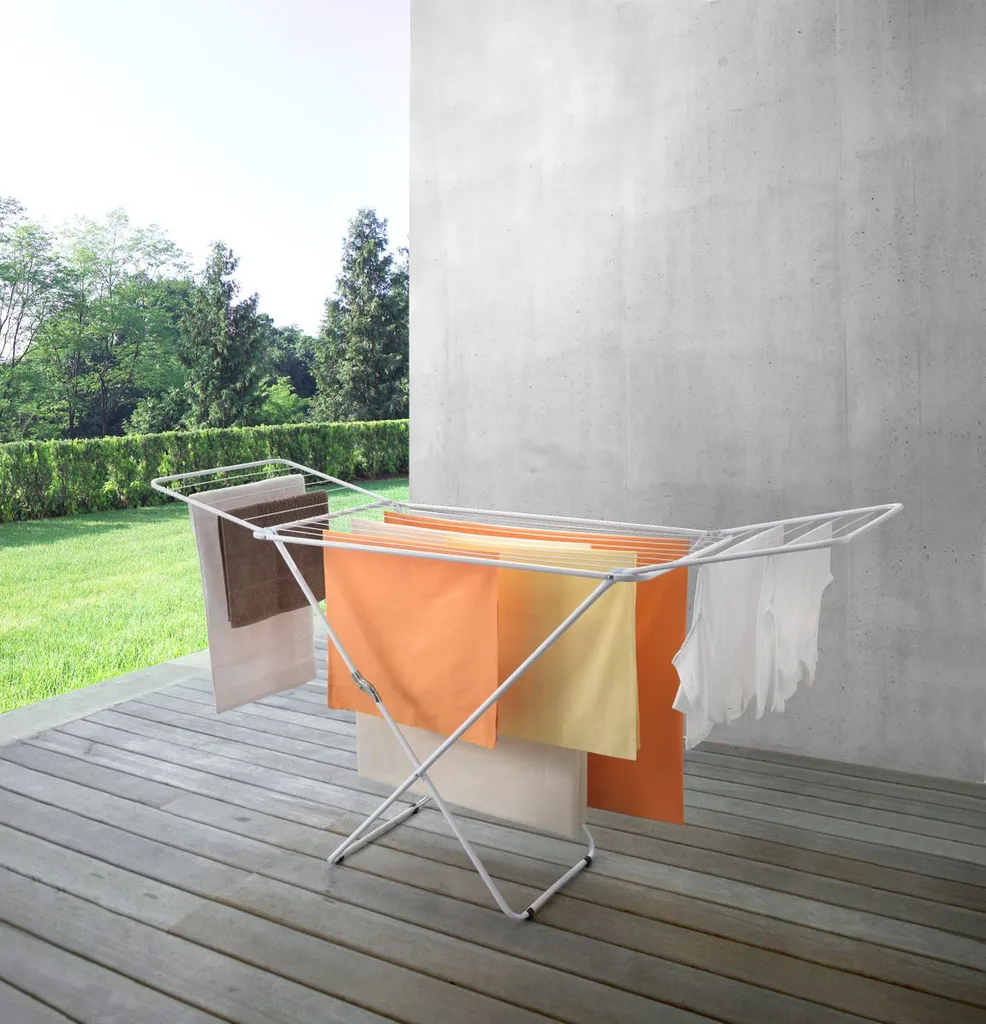 Flügelwäschetrockner Wäscheständer Wäschehänger Flügel Wäsche Trockner 18 M 2 Flügelwäschetrockner Wäscheständer Wäschehänger Flügel Wäsche Trockner 18 M – Bild 2