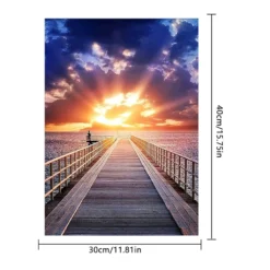 5D Sonnenuntergang Full Diamant Malerei Stickerei Diamond Painting Kreuzstich DIY Kits,30x40cm Kreuzstich Diamant Dekoration -Leifheit || Vileda || Wenko Verkaufsgeschäft 713b2d2d207c63c8e97c25b0c1ef865a