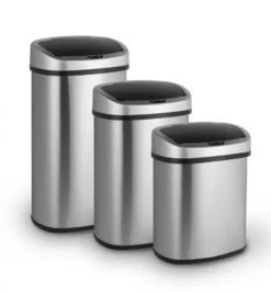 Mascot UMUZI CLEANING 38L Mülleimer Mit Automatischem Sensor, Silberner Mülleimer Für Küchenabfälle, Abfalleimer Mit Hand Bewegungssensor Aus Metall & Edelstahl -Leifheit || Vileda || Wenko Verkaufsgeschäft 7160c3d5b11944d514b9e8e2410be5ed