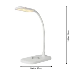 MAXXMEE LED-Tischleuchte Mit Wireless Charging - 3 Farbtemperaturen LED Tischleuchte Tischlampe Lampe USB Leuchte Wireless Touchfunktion Leselampe -Leifheit || Vileda || Wenko Verkaufsgeschäft 71a8b8e8a1e9ed45a43c6a71deebab6e