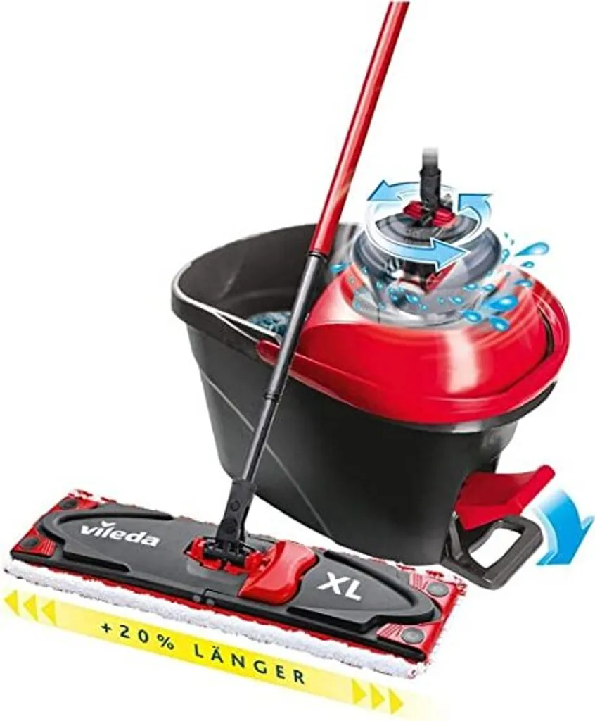 Vileda Ultramat Turbo XL Bodenwischer Wischen Sauber 1 Vileda Ultramat Turbo XL Bodenwischer Wischen Sauber