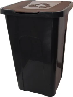 Mülltrennung / Abfalltrennungsbehälter Greg 50 L Braun JOTTA