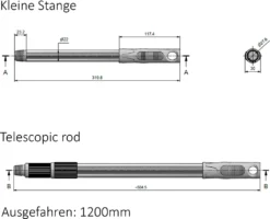 Genius Fensterwischer Deluxe-Set 7 Tlg - Fensterputzer + Ausziehbarer Teleskop-Stiel, Wanne & Mikrofaserbezug | Streifenfreie Sauberkeit; A81964 -Leifheit || Vileda || Wenko Verkaufsgeschäft 72980de7e8f1cf0d15d875055c06f6cd